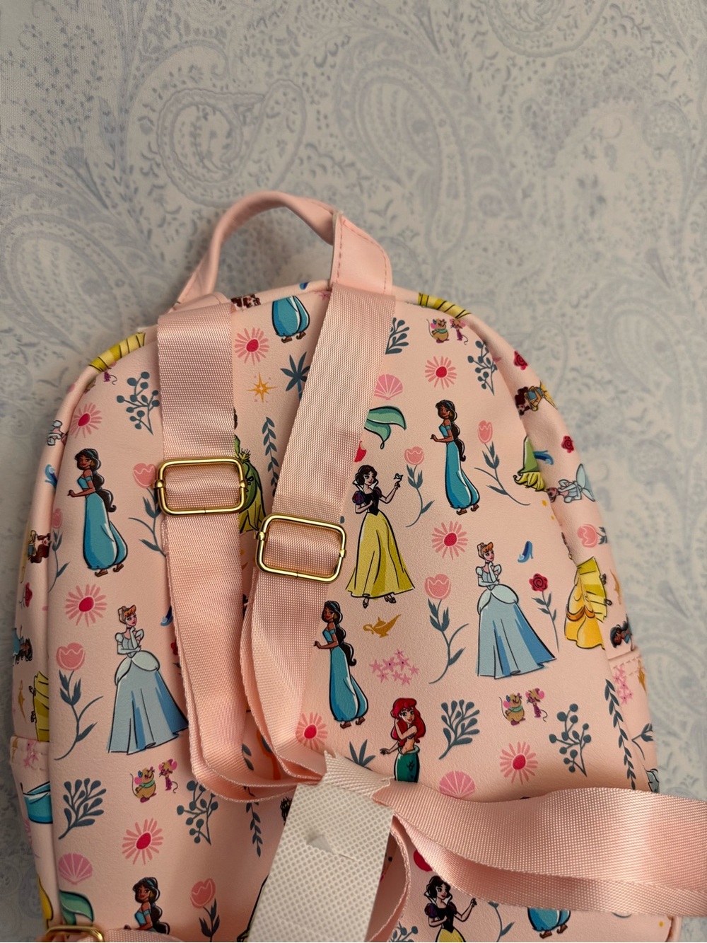 Disney Princess Faux Pebbled Leather Mini Backpack - Picture 5 of 9